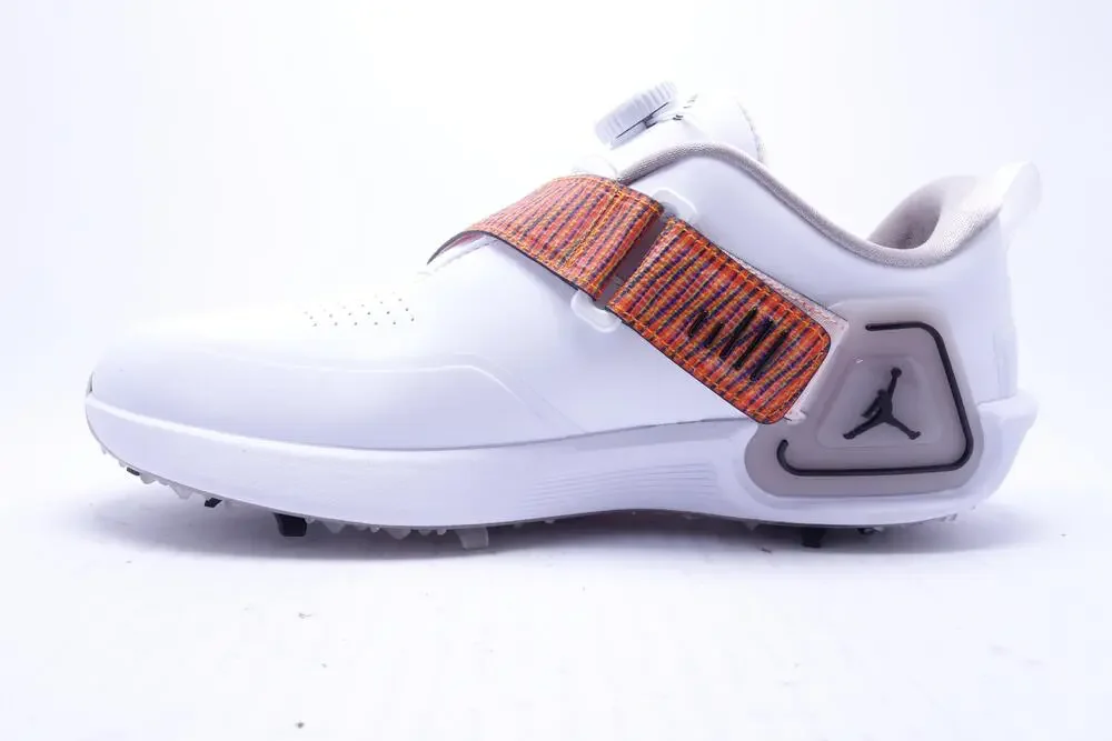 Jordan Golf Air Rev Shoes Mens Size 8.5 White Spiked Cleats FV6338-102
